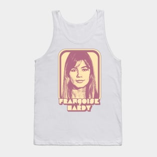 Francoise Hardy / Retro Francophile Design Tank Top